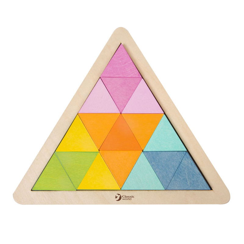Load image into Gallery viewer, Classic world houten mozaïekpuzzel, 67st.
