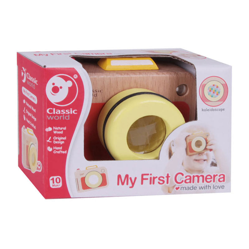 Load image into Gallery viewer, Classic world mijn eerste houten camera
