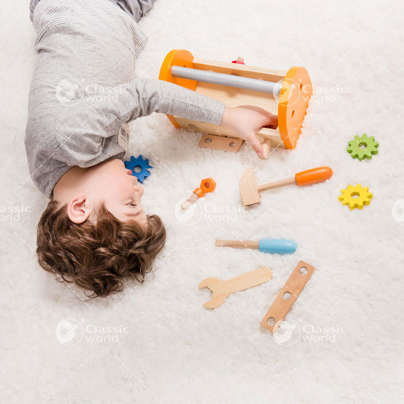 Load image into Gallery viewer, Classic world houten gereedschapskist, 16dlg.
