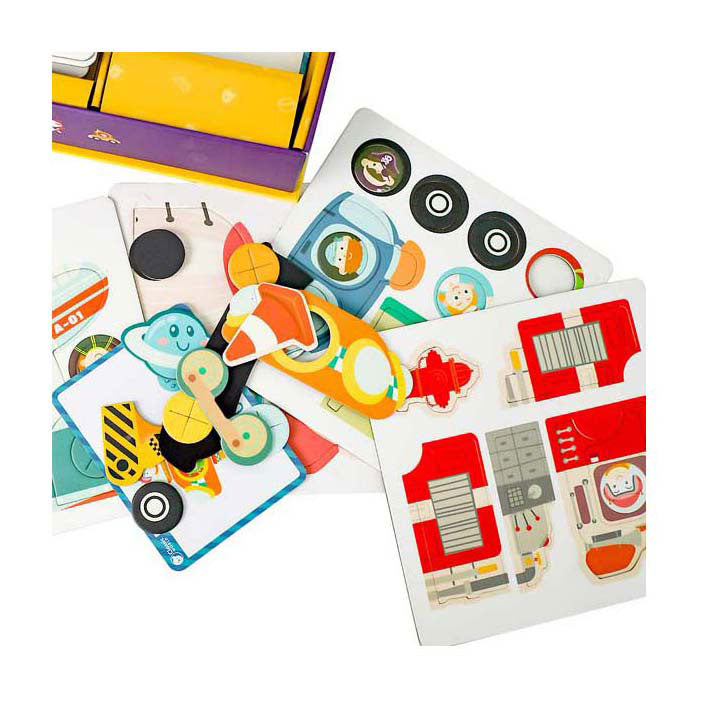Load image into Gallery viewer, Classic world puzzeldoos magneet - verkeer
