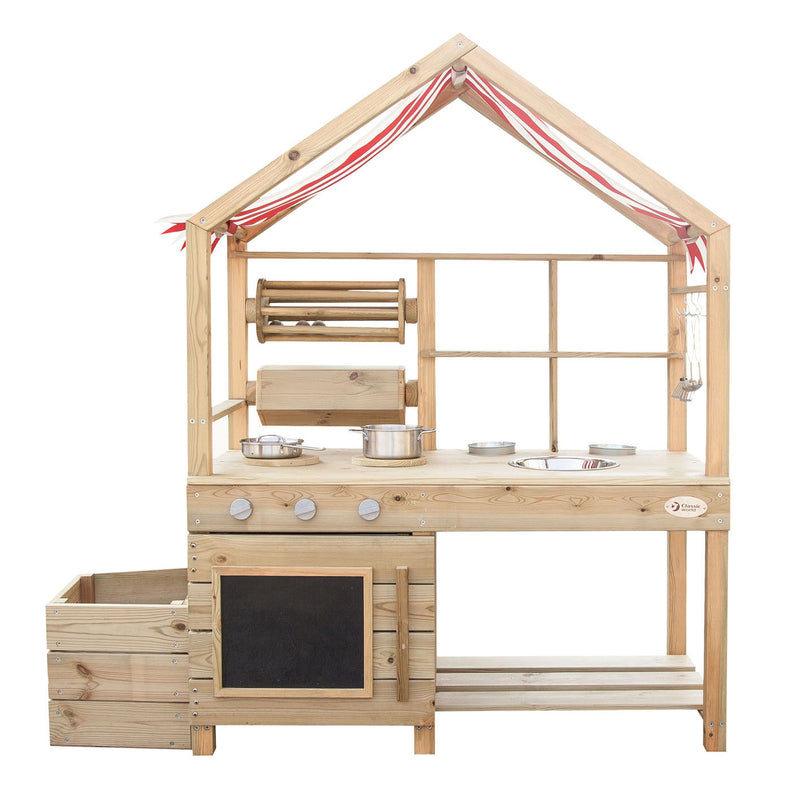 Load image into Gallery viewer, Classic World World Outdoor Kinderkeuken XL Hout
