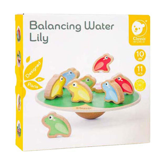 Classic world stapel waterlelie met kikkers