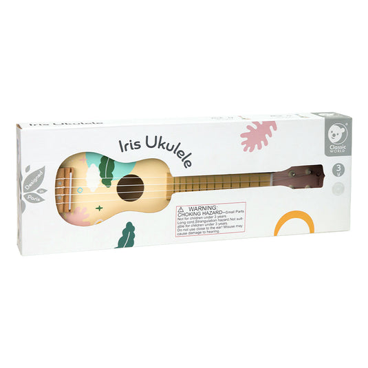 Classic world houten iris ukelele
