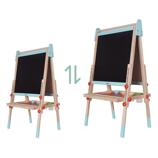 Classic world houten magneet- en schoolbord 2in1, 39dlg.