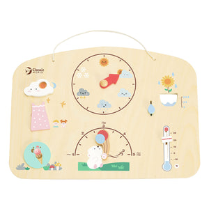 Classic world houten weermeter