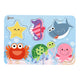 Classic world houten puzzel oceaan dieren, 13st.