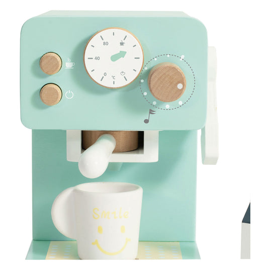 Classic world houten speelgoed koffiezetapparaat 7-delig multicolor.
