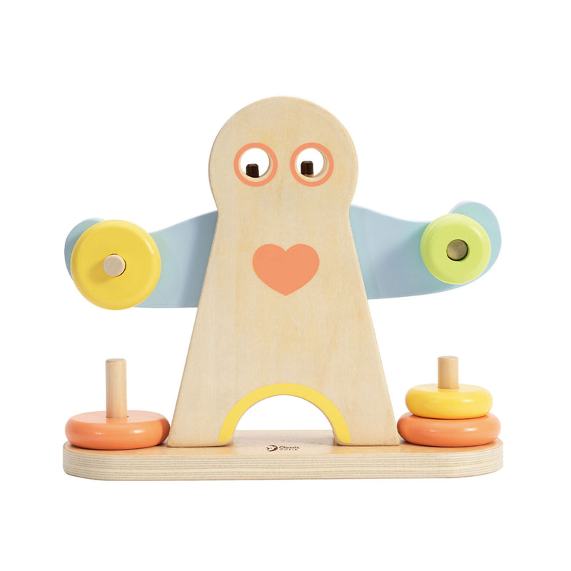 Load image into Gallery viewer, Classic world houten hercules weegschaal, 7dlg.
