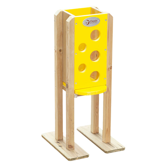 Classic world houten zandmolen met gaten