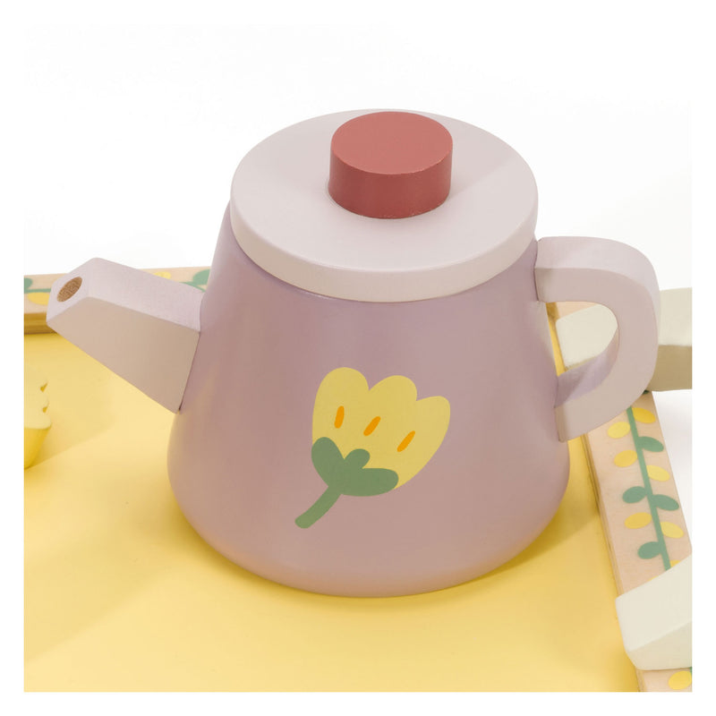 Load image into Gallery viewer, Classic world houten theeset grace met dienblad, 14dlg.
