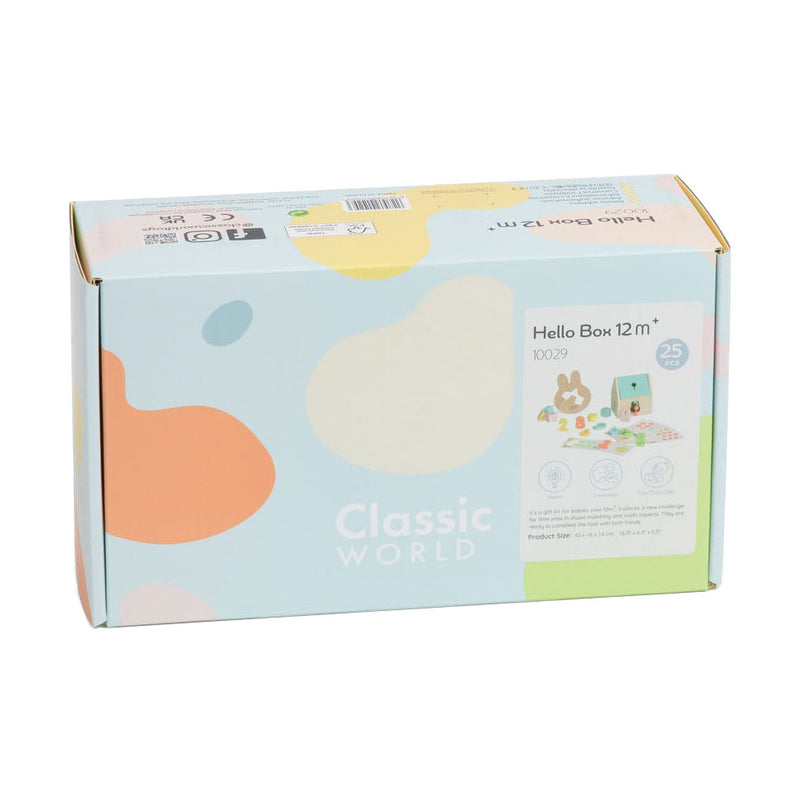 Load image into Gallery viewer, Lobbes speelgoed bv classic world baby hello speelgoed box 12-18 maanden
