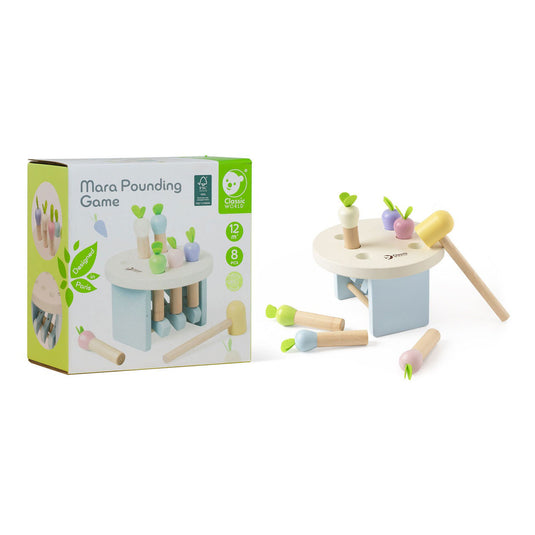 Classic world houten hamerbank mara, 8dlg.