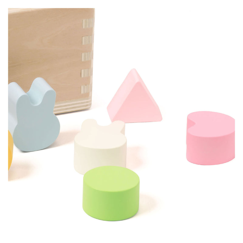 Load image into Gallery viewer, Lobbes speelgoed bv classic world wooden shape sorter for children 10 pcs. - uni
