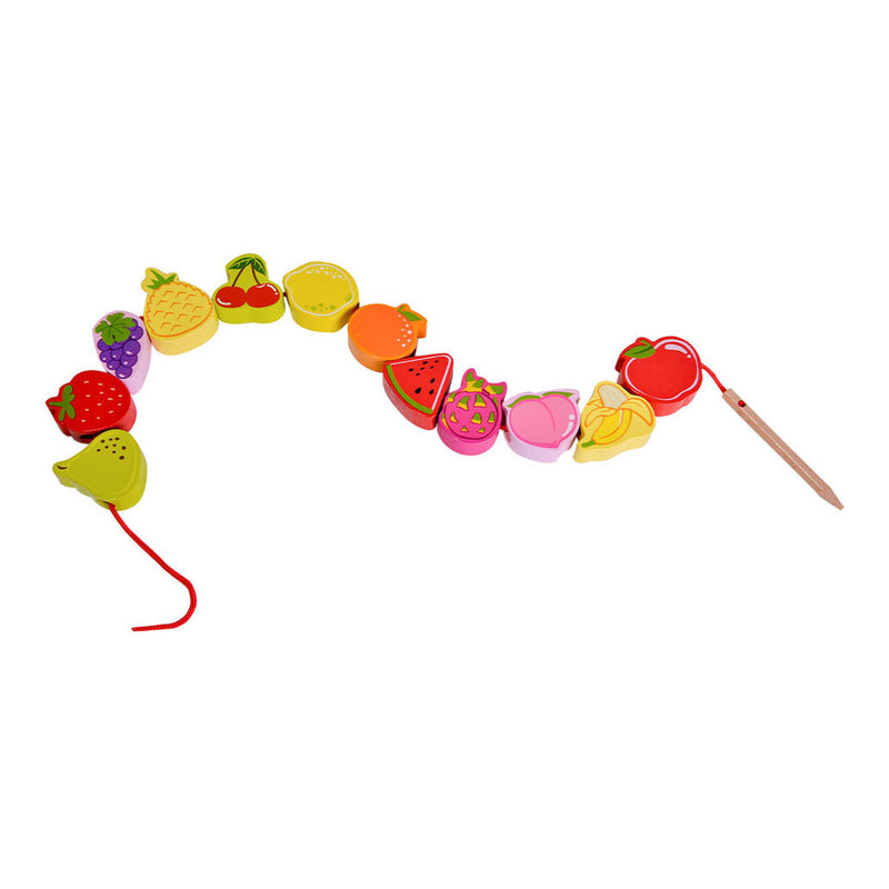 Load image into Gallery viewer, Classic world houten rijgkralen fruit, 13dlg.
