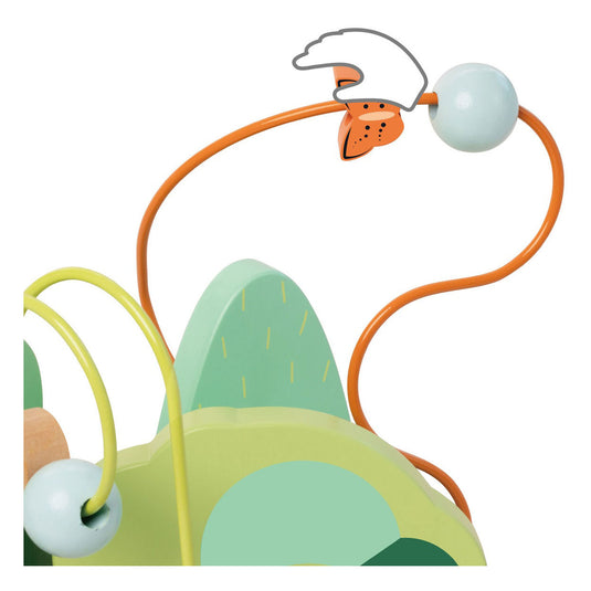 Classic world houten motoriekspiraal bos, 5dlg.