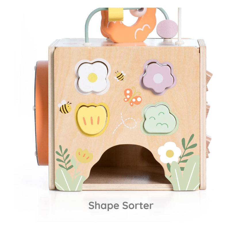 Load image into Gallery viewer, Classic world houten activiteitenkubus honingbij, 5dlg.
