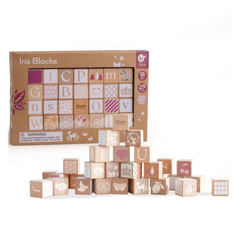Load image into Gallery viewer, Classic world houten iris blokken, 29dlg.
