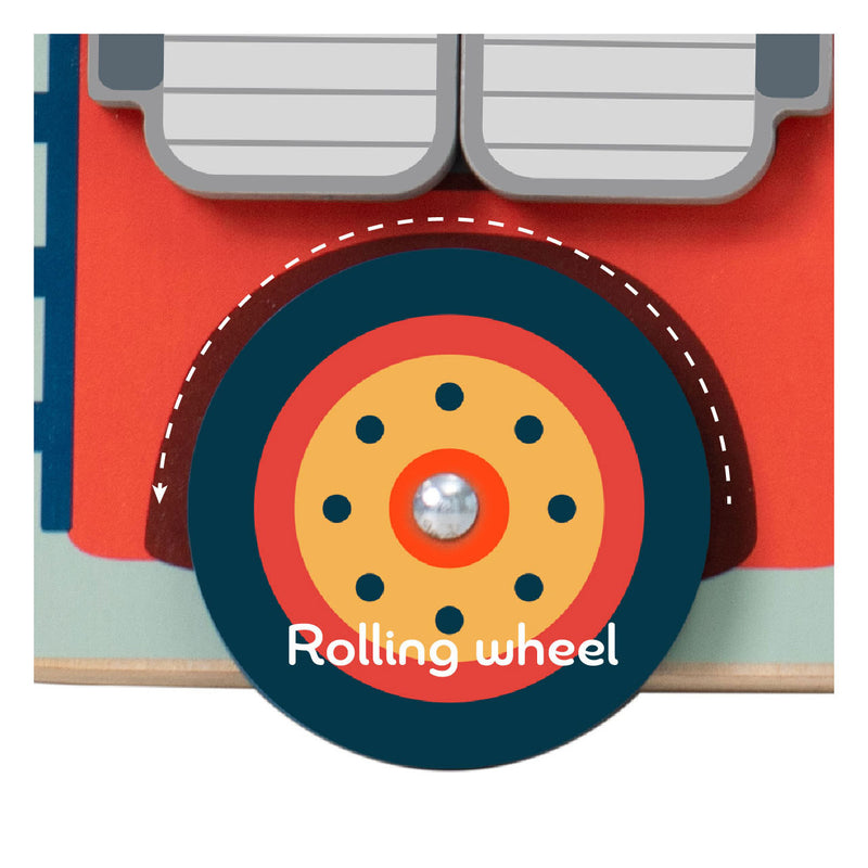 Load image into Gallery viewer, Classic world houten speelbord brandweer - interactief speelgoedbord.
