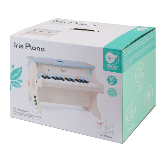 Lobbes speelgoed bv classic world houten iris piano