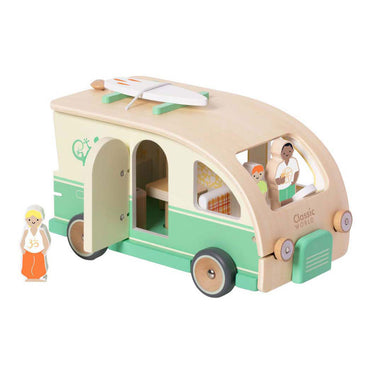 Classic world houten camper met accesoires - 9dlg.