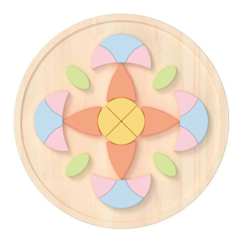 Afbeelding laden in galerijviewer, Classic world klassieke wereld mandala puzzel - houten bloemen mozaïek
