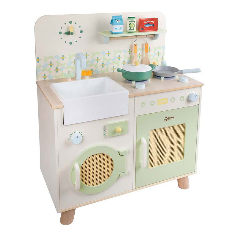 Afbeelding laden in galerijviewer, Classic world houten keuken met accessoires - 14dlg.
