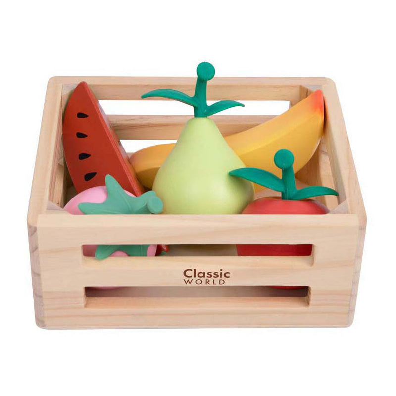 Afbeelding laden in galerijviewer, Classic world houten krat met fruit
