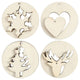 Creativ company http: www.cchobby.nl 2-in-1-hangende-decoraties-d-7-cm-gatgrootte-3-mm-dikte-4-mm-8-stuk-1-doos