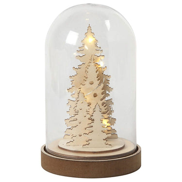 Creativ company stolp op houten voet, 18cm