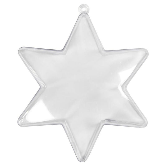 Creativ company http: www.cchobby.nl deco-ster-h-10-cm-transparant-5-stuk-1-doos