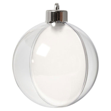 Creativ company decoratie kerstballen tweedelig, 5st.