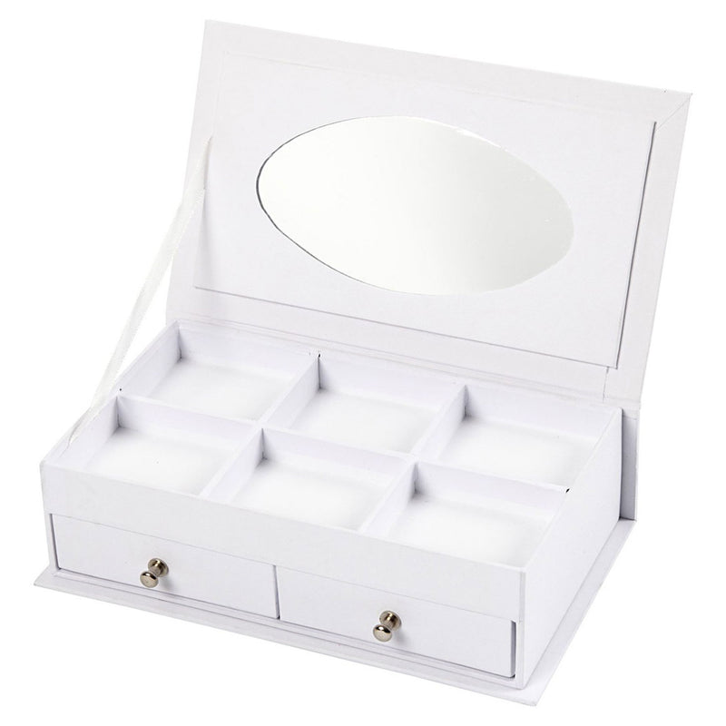 Load image into Gallery viewer, Creativ company http: www.cchobby.nl sieradendoos-afm-18x10-5x5-cm-wit-1-stuk
