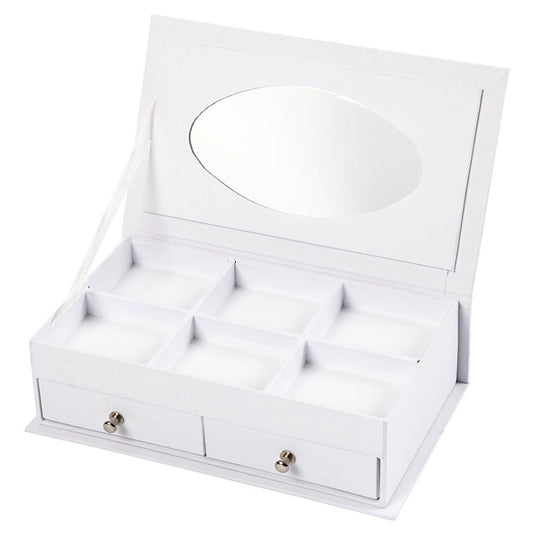 Creativ company http: www.cchobby.nl sieradendoos-afm-18x10-5x5-cm-wit-1-stuk