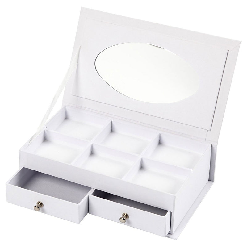Load image into Gallery viewer, Creativ company http: www.cchobby.nl sieradendoos-afm-18x10-5x5-cm-wit-1-stuk
