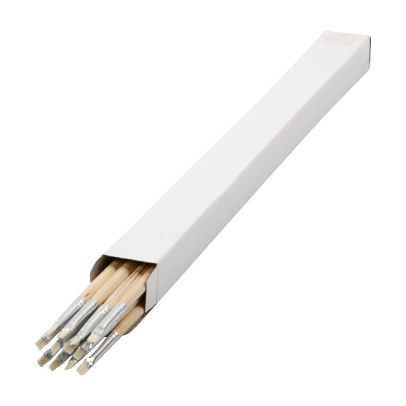 Load image into Gallery viewer, Creativ company houten kwasten nr. 0, lange steel, 12st.
