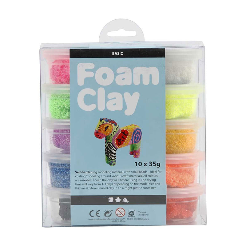 Load image into Gallery viewer, Foam clay foam klei - basiskleuren, 10x35gr
