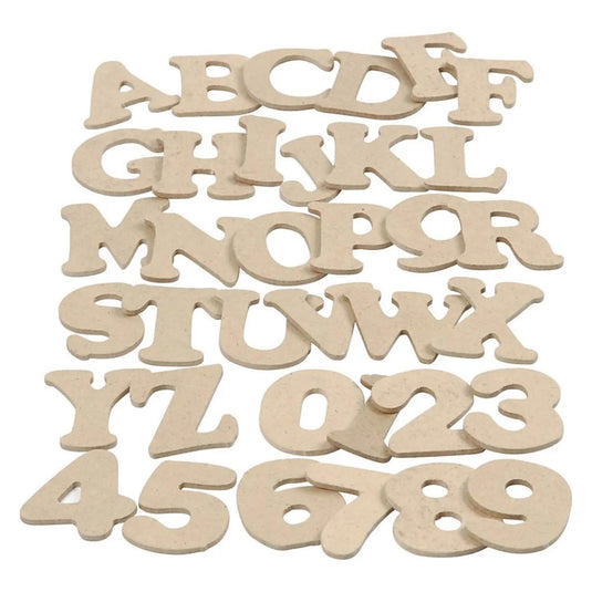 Creativ company letters cijfers - mdf, 288st.