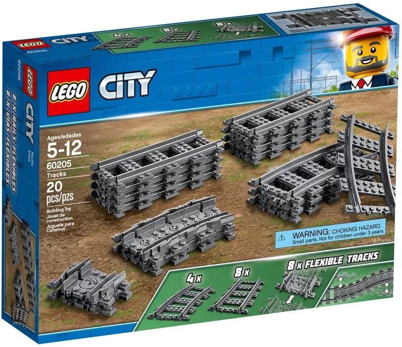 Afbeelding laden in galerijviewer, Lego city treinrails 60205
