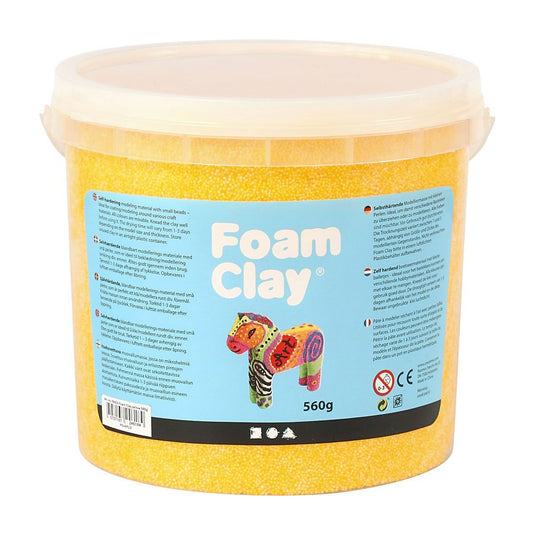 Foam clay - geel, 560gr.