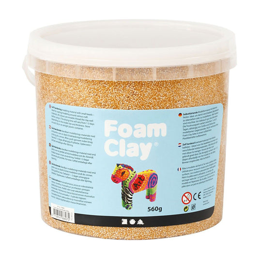 Foam clay - metallic goud, 560gr.