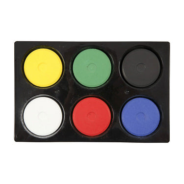 Creotime waterverf, d: 44 mm, h: 16 mm, 1 set, primaire kleuren