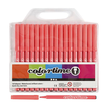 Creativ company roze stiften, 18st.