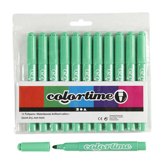 Creativ company lichtgroene jumbo stiften, 12st.