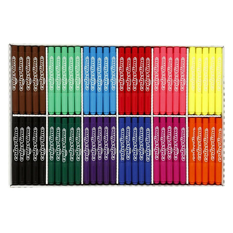 Load image into Gallery viewer, Colortime grootverpakking met 12x24 gekleurde jumbo stiften
