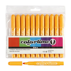 Creativ company warm gele jumbo stiften, 12st.