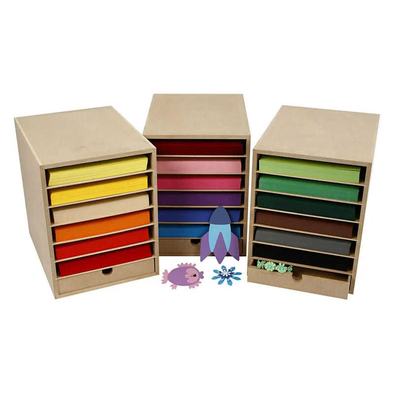 Load image into Gallery viewer, Creativ company papier opslag unit, h: 31,5 cm, d: 32 cm, b: 24,3 cm, a4, 1 stuk
