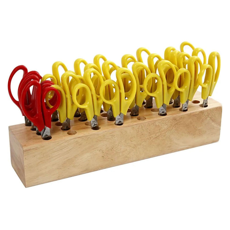 Load image into Gallery viewer, Creativ company ronde kinderscharen met scharenblok, 24st.
