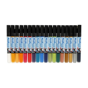 Creativ company plus color acrylstiften acrylverf marker, 18st.