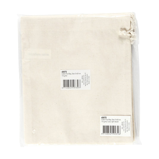 Creativ company https: www.cchobby.nl stoffen-tas-afm-21x25-cm-110-gr-licht-naturel-5-stuk-1-doos