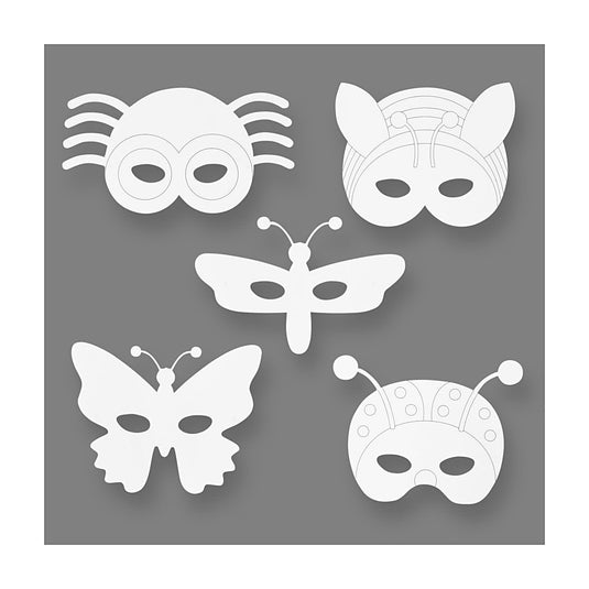 Creativ company insectenmaskers karton, 16st.